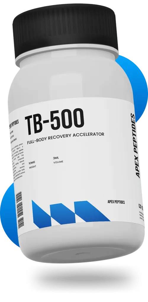 TB-500 10mg full-body recovery accelerator by Apex Peptides, 3ml