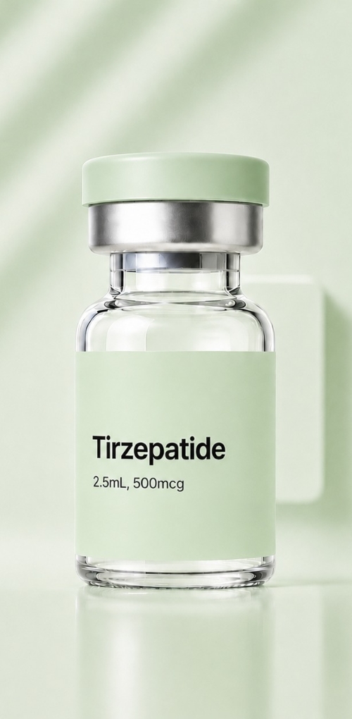 Tirzepatide2.5mL 500mcg peptide vial for medical weight loss