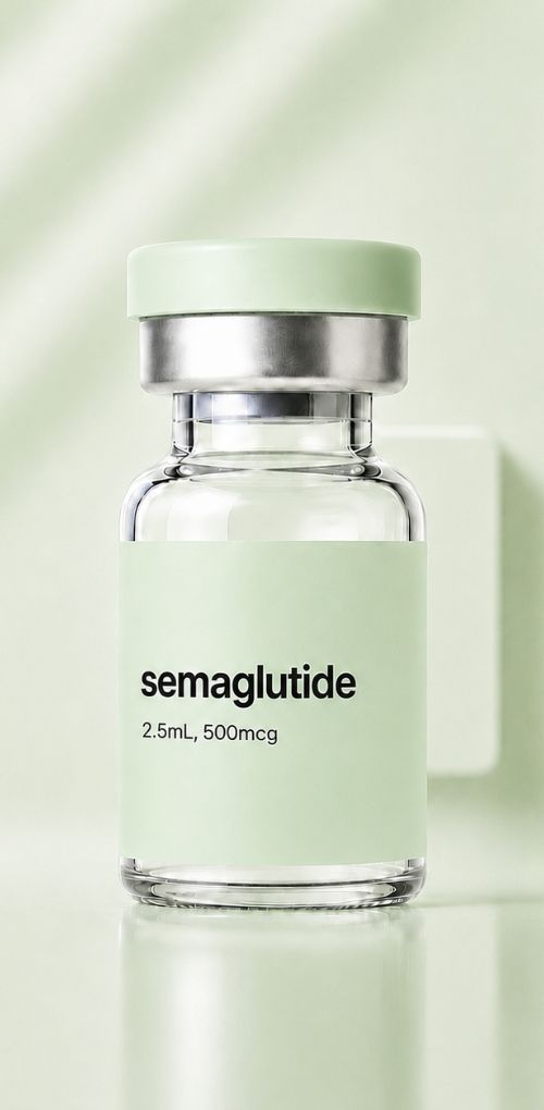 Semaglutide 500mcg injectable vial offered by Breakthru Rx.