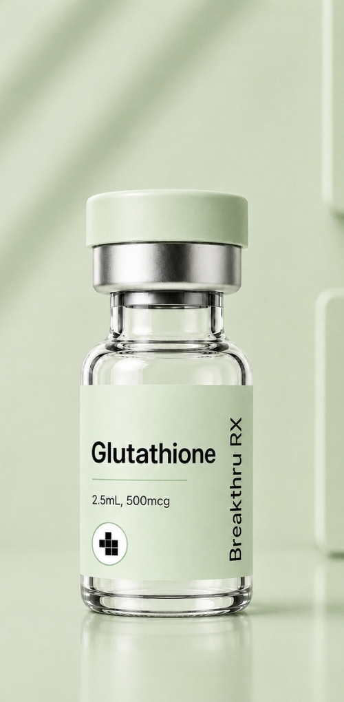 Glutathione vial for detox and skin health